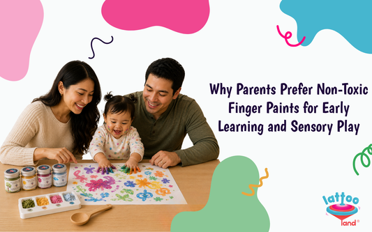 Why Parents Prefer Non-Toxic Finger Paints for Early Learning and Sensory Play