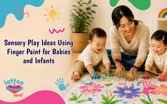 Sensory Play Ideas Using Finger Paint for Babies and Infants
