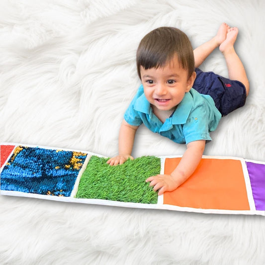 Sensory Feel and Explore Mats for 0-2 year old | 10 Textures