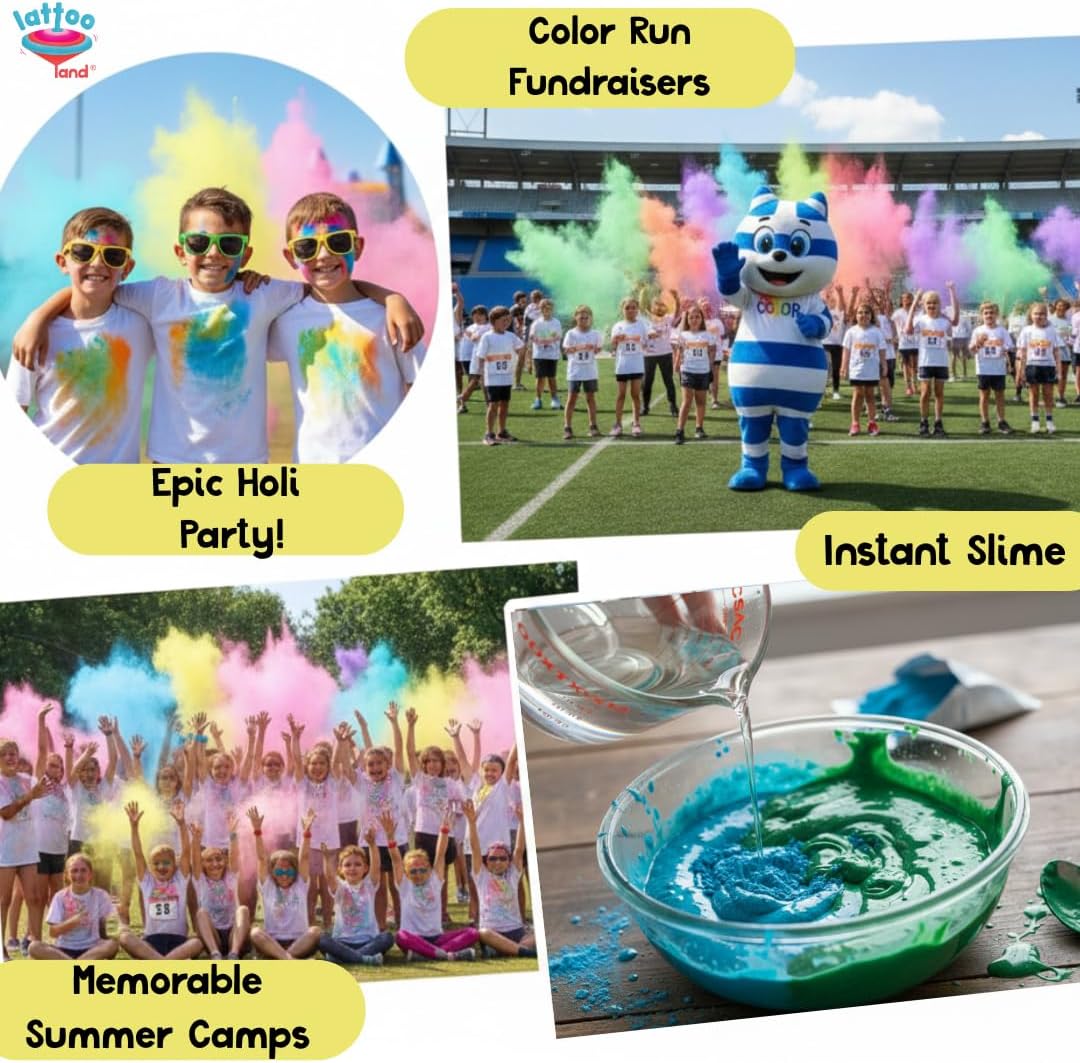 washable Holi gulal powder easy to clean from skin and clothes